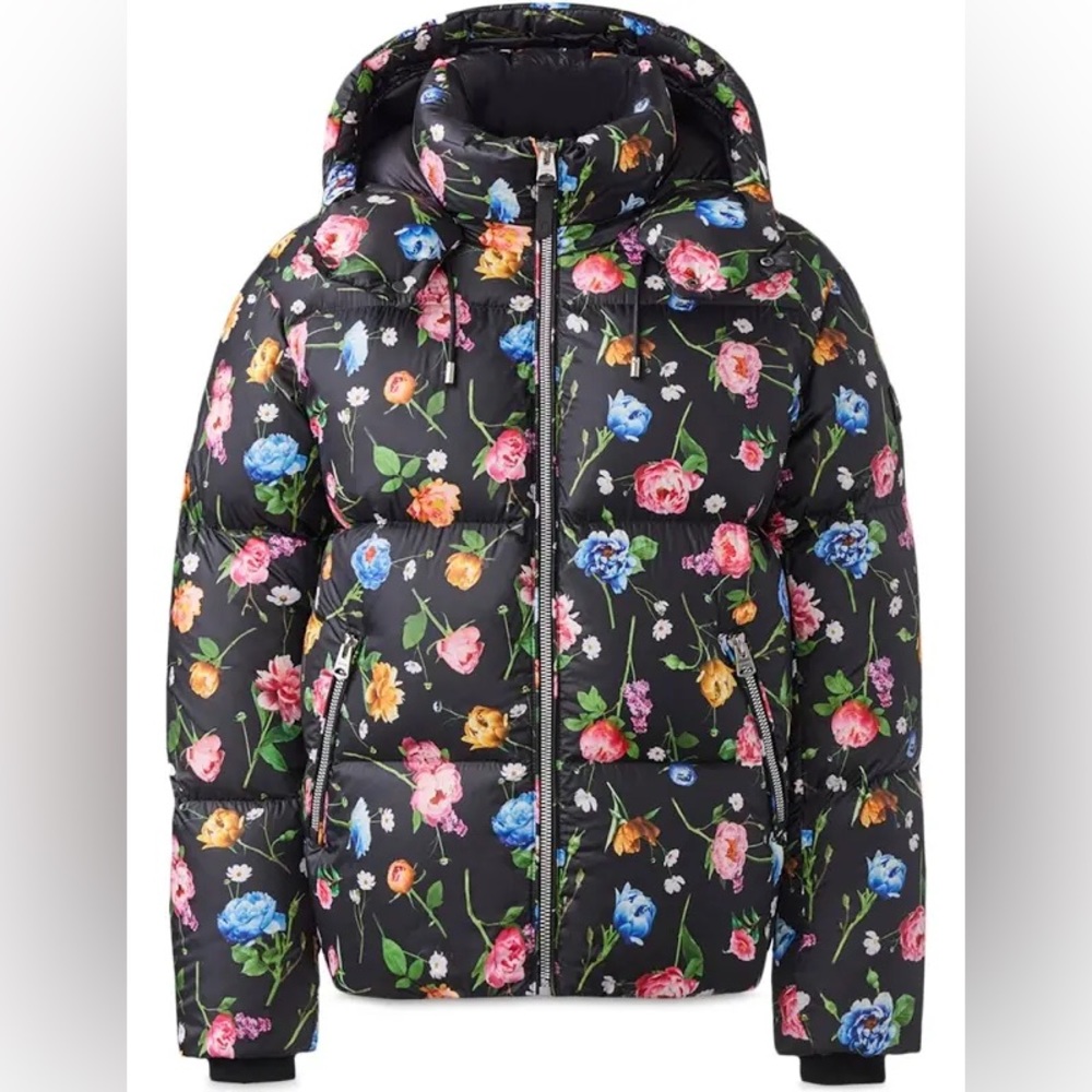 Mackage Mylah Down Floral Puffer Jacket